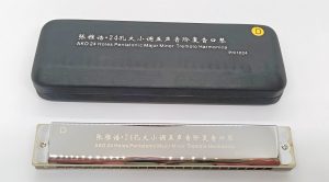 AKO 24孔五声音阶大小调复音口琴